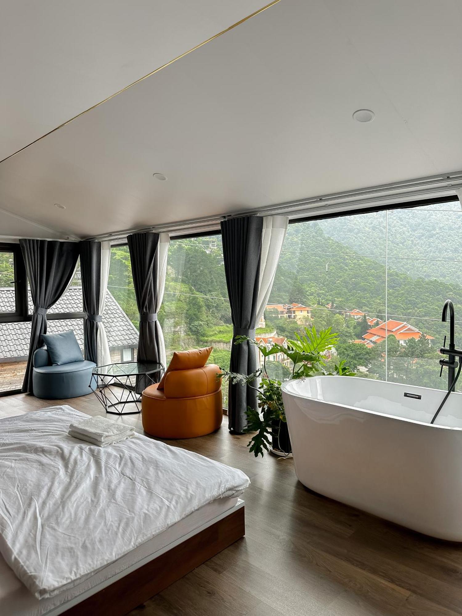 Bach Xanh House Apartman Tam Ðảo Kültér fotó